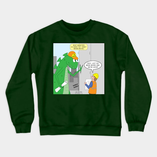 Monster Jobs Crewneck Sweatshirt by OutToLunch